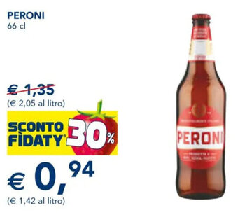 Esselunga PERONI 66 cl offerta