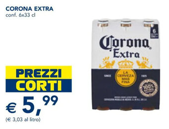 Esselunga CORONA EXTRA conf. 6x33 cl offerta