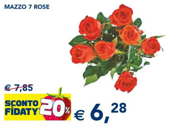 Esselunga MAZZO 7 ROSE offerta