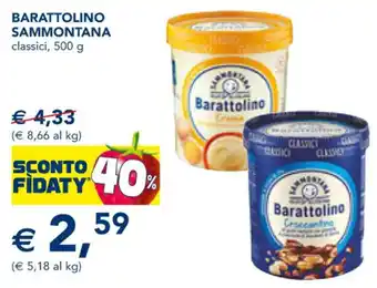 Esselunga BARATTOLINO SAMMONTANA classici, 500 g offerta