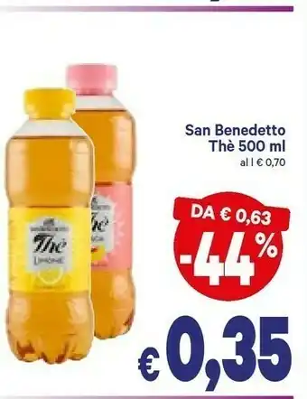 A&O San Benedetto Thè Zero Zucchero Limone 500 G(ml) offerta