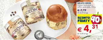 Esselunga GELATO GROM crema e spalmabile o caffè e spalmabile, 310 g offerta