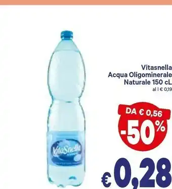 A&O Vitasnella Acqua Oligominerale Naturale offerta