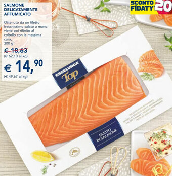 Esselunga SALMONE DELICATAMENTE AFFUMICATO 300 g offerta