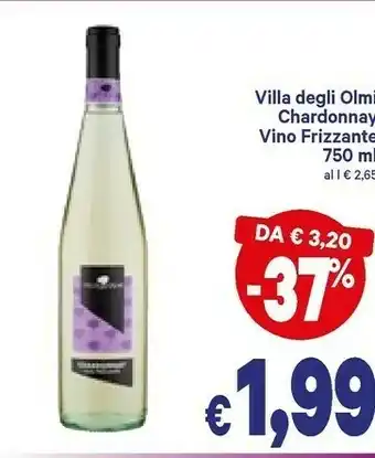 A&O Villa Degli Olmi Chardonnay Vino Frizzante offerta