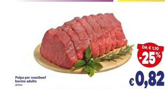 A&O Polpa Per Roastbeef Bovino Adulto offerta