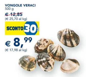 Esselunga VONGOLE VERACI 500 g offerta