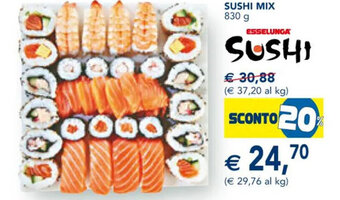 Esselunga SUSHI MIX 830 g offerta