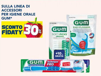 Esselunga SULLA LINEA DI ACCESSORI PER IGIENE ORALE GUM offerta