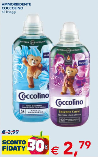 Esselunga AMMORBIDENTE COCCOLINO 42 lavaggi offerta
