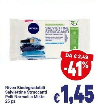 A&O Nivea Salviettine offerta