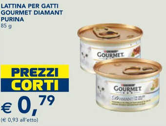 Esselunga LATTINA PER GATTI GOURMET DIAMANT PURINA 85 g offerta