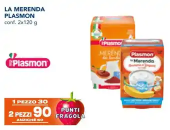 Esselunga LA MERENDA PLASMON conf. 2x120 g offerta