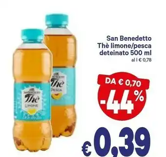 A&O San Benedetto Thè Al Limone 500 G(ml) offerta