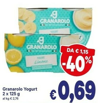 A&O Granarolo Yogurt offerta