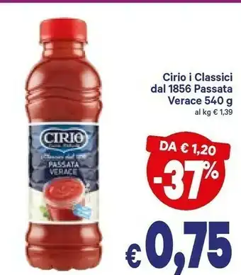 A&O Cirio La Verace Passata offerta