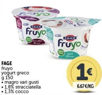 FAGE Fruyo yogurt greco g 150