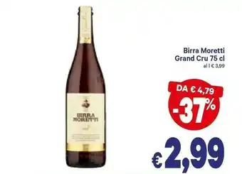 A&O Moretti Birra - Grand Cru 750 G(ml) offerta