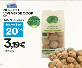 Coop Vivi verde coop Noci Bio offerta