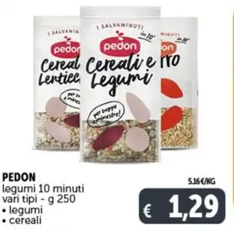 PEDON legumi 10 minuti vari tipi - g 250