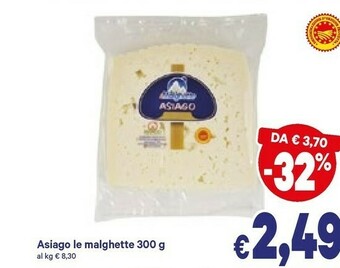 A&O Asiago Le Malghette 300 G offerta