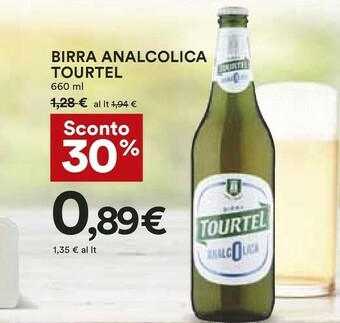 Coop Tourtel Birra Analcolica Naturale 660 G(ml) offerta