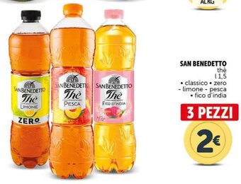Deco Supermercati SAN BENEDETTO thè l 1,5 offerta