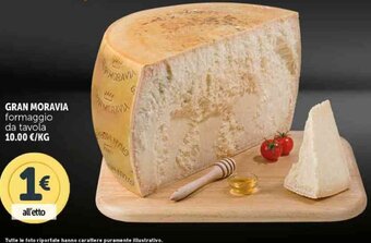 Deco Supermercati GRAN MORAVIA formaggio da tavola offerta