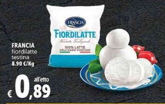 Deco Supermercati FRANCIA fiordilatte testina offerta