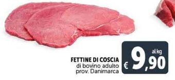Deco Supermercati FETTINE DI COSCIA di bovino adulto offerta