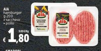 Deco Supermercati AIA hamburger g 200 offerta