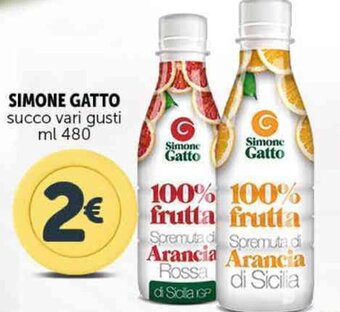 SIMONE GATTO succo vari gusti ml 480