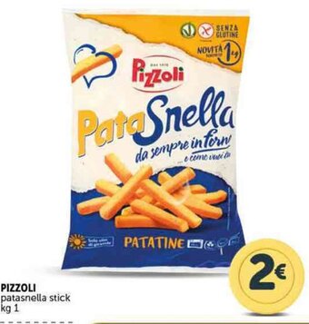 Deco Supermercati PIZZOLI patasnella stick kg 1 offerta
