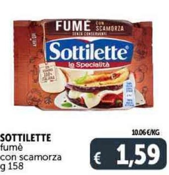 Deco Supermercati SOTTILETTE fumé con scamorza g 158 offerta
