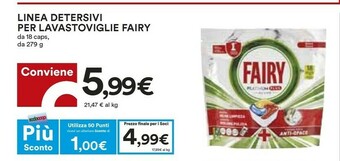 Coop Fairy Linea Detersivi Per Lavastoviglie offerta