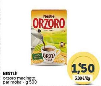 Deco Supermercati NESTLÈ orzoro macinato per moka - g 500 offerta