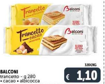 BALCONI trancetto - g 280