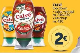 Deco Supermercati CALVÈ top down ketchup ml 430 offerta