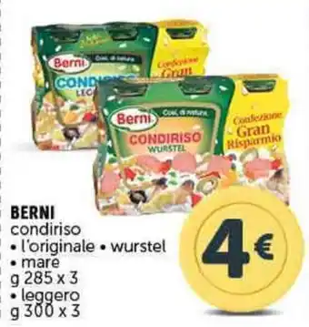 Deco Supermercati BERNI condiriso l'originale offerta