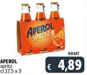 Deco Supermercati APEROL SPRITZ cl 17,5 x 3 offerta