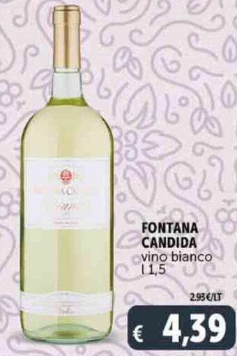 Deco Supermercati FONTANA CANDIDA vino bianco l 1,5 offerta