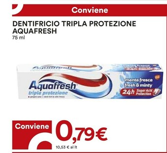 Coop Aquafresh Dentifricio Tripla Protezione offerta