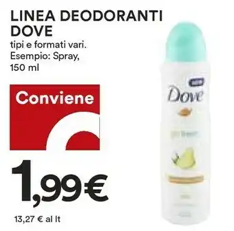 Coop Dove 8710908559235 Deodorante Deodorante Spray 150 Ml offerta
