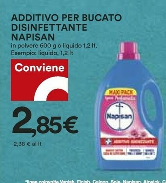 Coop Napisan Additivo Per Bucato Disinfettante offerta