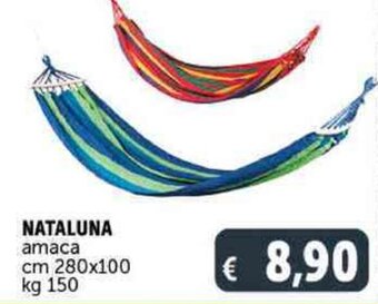 Deco Supermercati NATALUNA amaca cm 280x100 kg 150 offerta