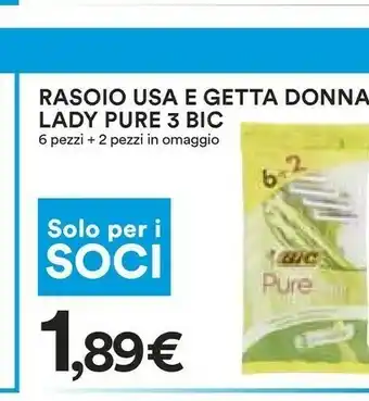 Coop Bic Pure 3 offerta