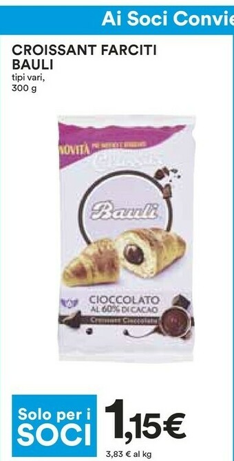 Coop Bauli Croissant offerta