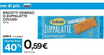 Coop Colussi Biscotti offerta