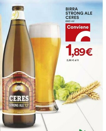 Coop Ceres Birra Stong Ale offerta