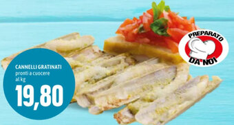 CANNELLI GRATINATI pronti a cuocere al kg